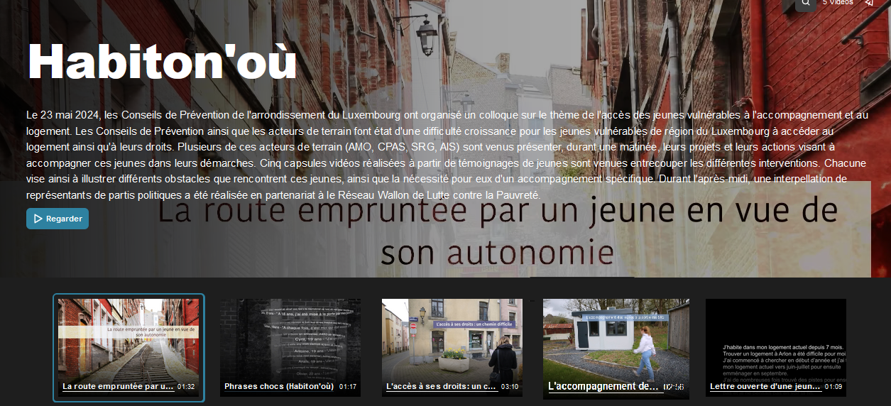 Habiton’où – Témoignages de jeunes